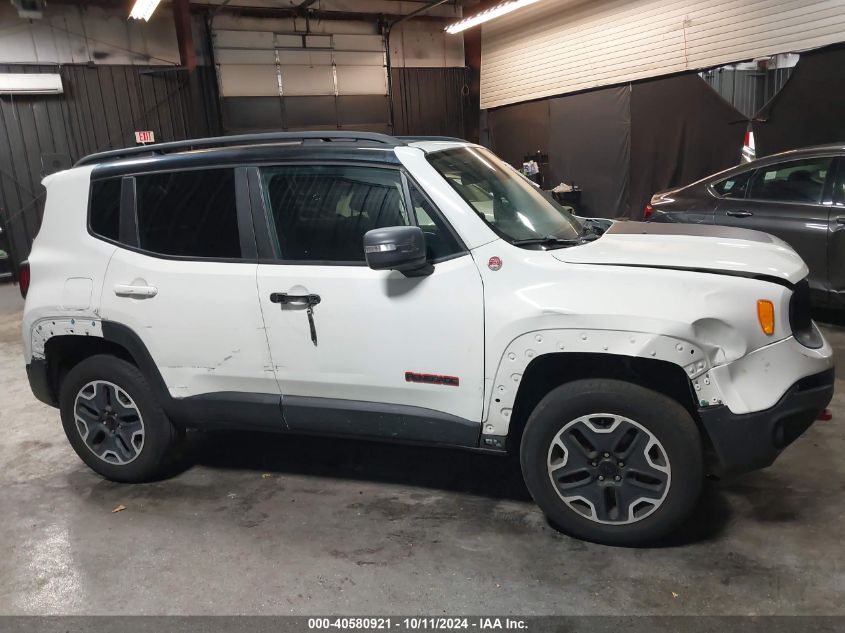 2017 Jeep Renegade Trailhawk 4X4 VIN: ZACCJBCB9HPE81486 Lot: 40580921