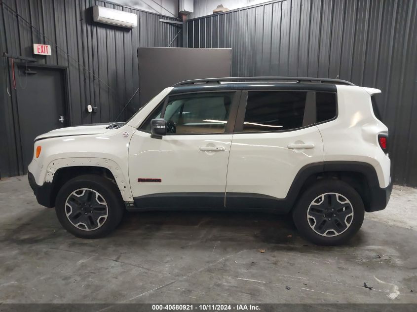 2017 Jeep Renegade Trailhawk 4X4 VIN: ZACCJBCB9HPE81486 Lot: 40580921