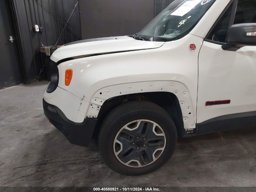 2017 Jeep Renegade Trailhawk 4X4 VIN: ZACCJBCB9HPE81486 Lot: 40580921