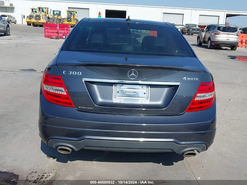 2014 Mercedes-Benz C 300 Luxury 4Matic/Sport 4Matic VIN: WDDGF8AB5EG236854 Lot: 40580932