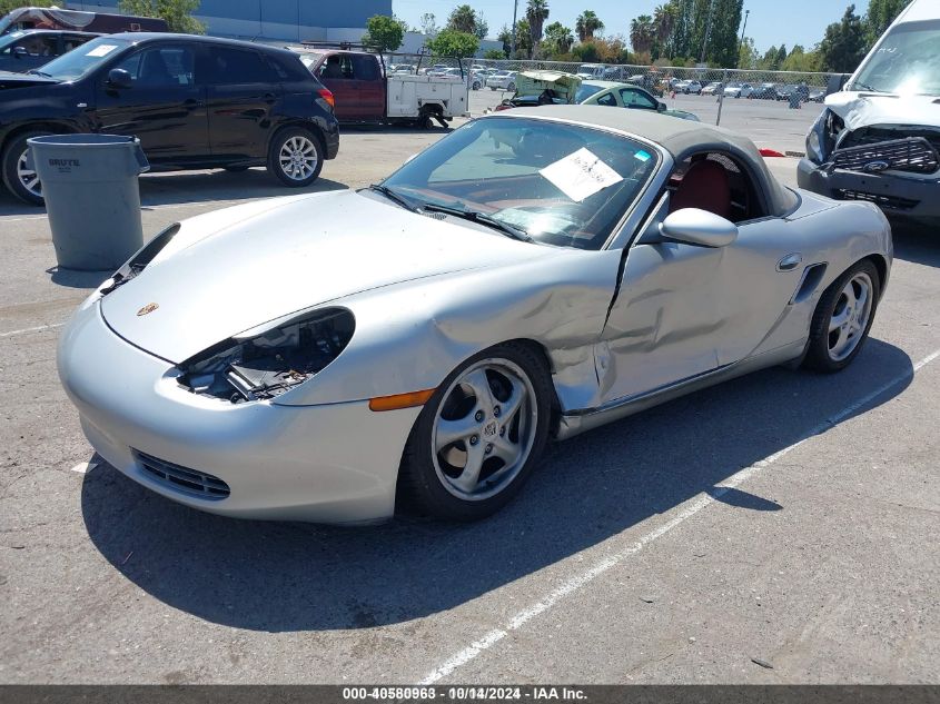 2000 Porsche Boxster VIN: WP0CA2989YU628240 Lot: 40580963