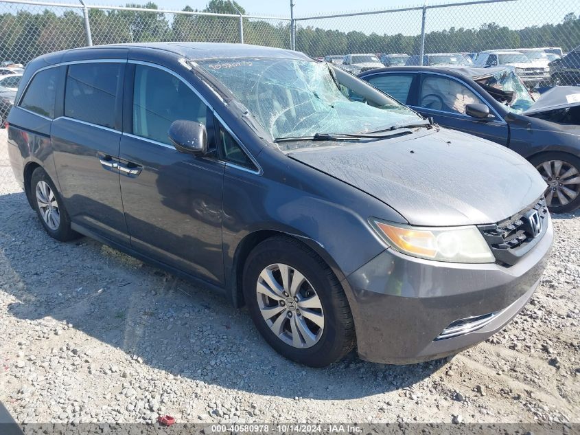 2015 Honda Odyssey Exl VIN: 5FNRL5H60FB050301 Lot: 40580978