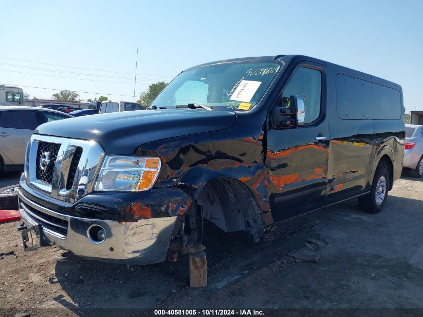 2020 Nissan Nv Passenger Nv3500 Hd Sl VIN: 5BZAF0AA5LN850658 Lot: 40581005