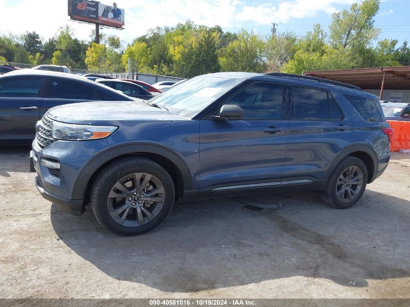 2021 Ford Explorer Xlt VIN: 1FMSK8DH2MGA33205 Lot: 40581016