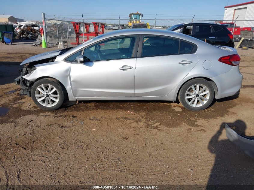 2017 Kia Forte Lx VIN: 3KPFL4A79HE017158 Lot: 40581051