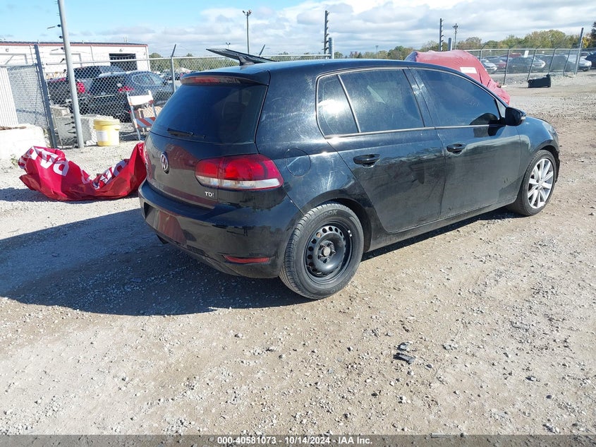 Vin: wvwdm7aj6bw260117, lot: 41070032, volkswagen golf tdi 4-door 20114