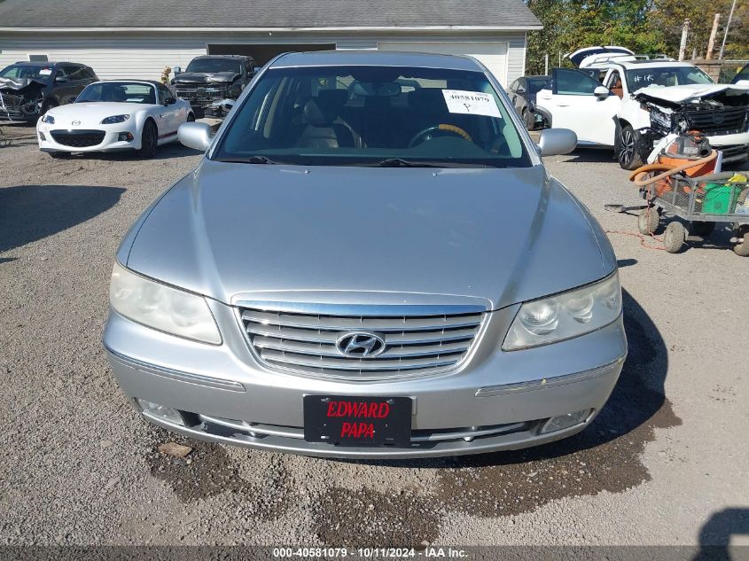 2007 Hyundai Azera Limited/Se VIN: KMHFC46FX7A185646 Lot: 40581079