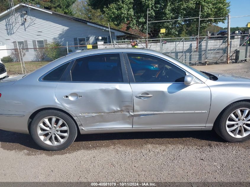 2007 Hyundai Azera Limited/Se VIN: KMHFC46FX7A185646 Lot: 40581079