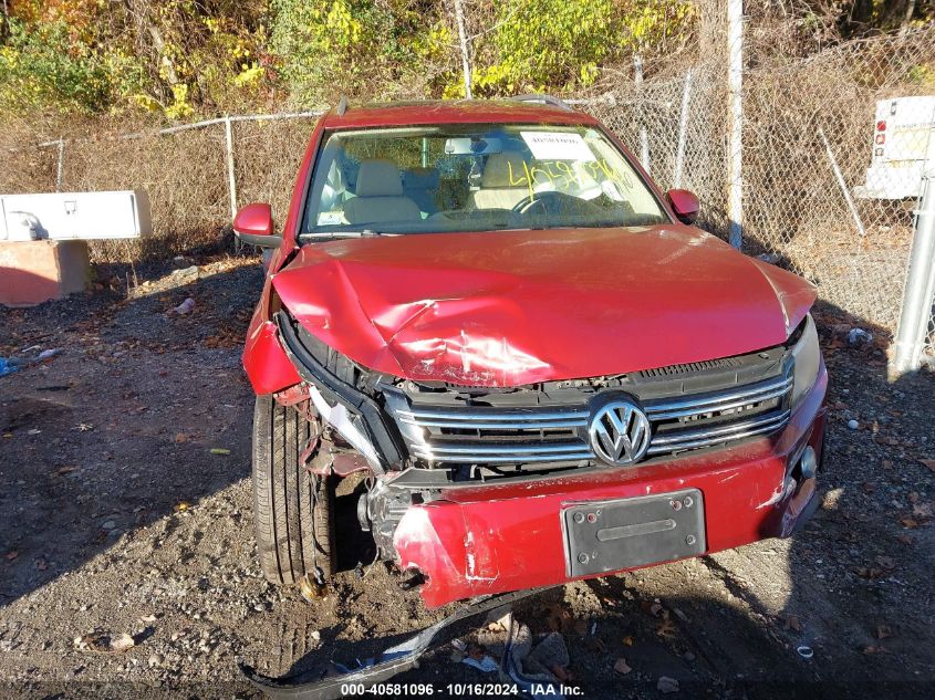 2014 Volkswagen Tiguan R-Line/S/Se/Sel VIN: WVGBV3AX6EW019028 Lot: 40581096