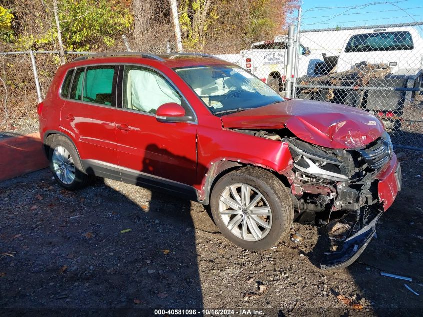 2014 Volkswagen Tiguan R-Line/S/Se/Sel VIN: WVGBV3AX6EW019028 Lot: 40581096