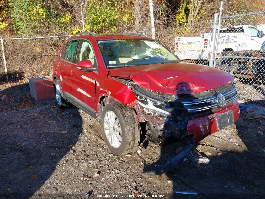 2014 Volkswagen Tiguan R-Line/S/Se/Sel VIN: WVGBV3AX6EW019028 Lot: 40581096