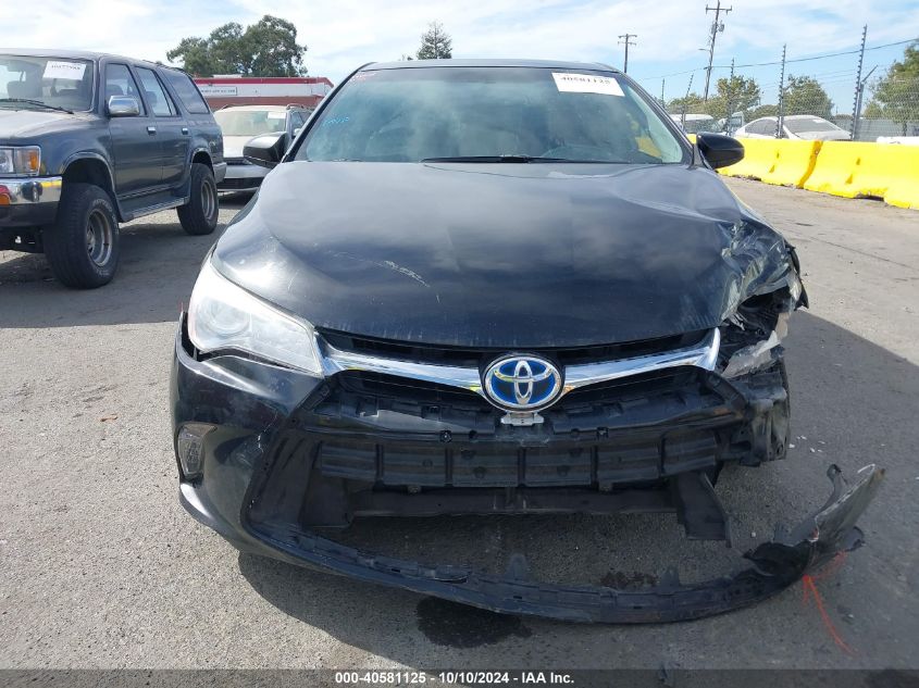 2015 Toyota Camry Hybrid Xle VIN: 4T1BD1FK2FU145985 Lot: 40581125