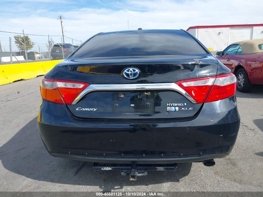 2015 Toyota Camry Hybrid Xle VIN: 4T1BD1FK2FU145985 Lot: 40581125