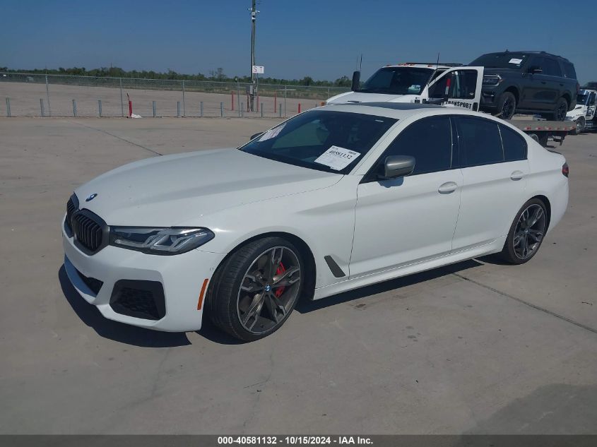 2021 BMW M550I xDrive VIN: WBA13BK04MCF93533 Lot: 40581132