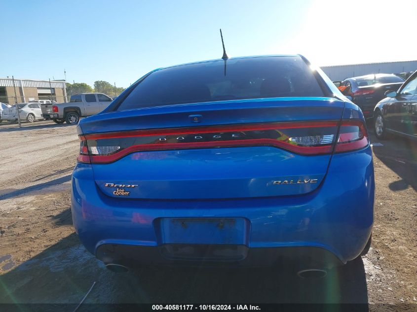 2015 Dodge Dart Sxt VIN: 1C3CDFBB4FD300617 Lot: 40581177