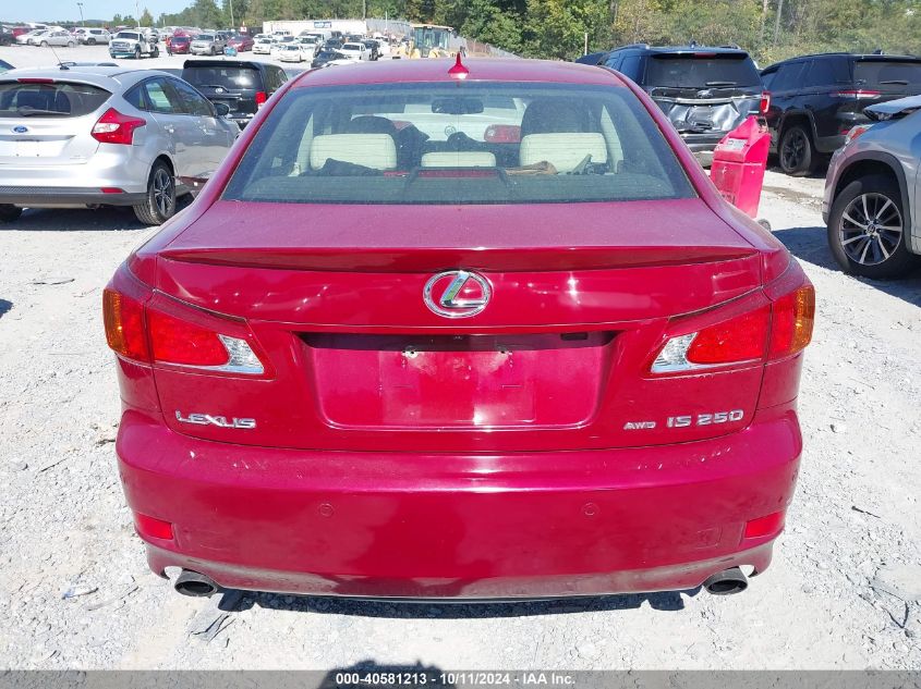 2009 Lexus Is 250 250 VIN: JTHCK262795030090 Lot: 40581213