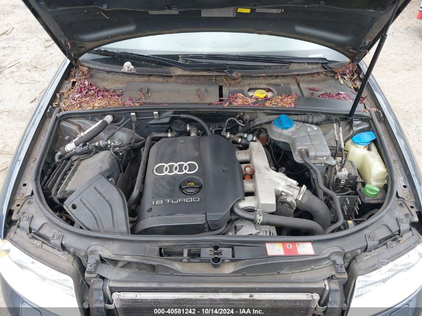 2003 Audi A4 1.8T VIN: WAULC68E83A280530 Lot: 40581242