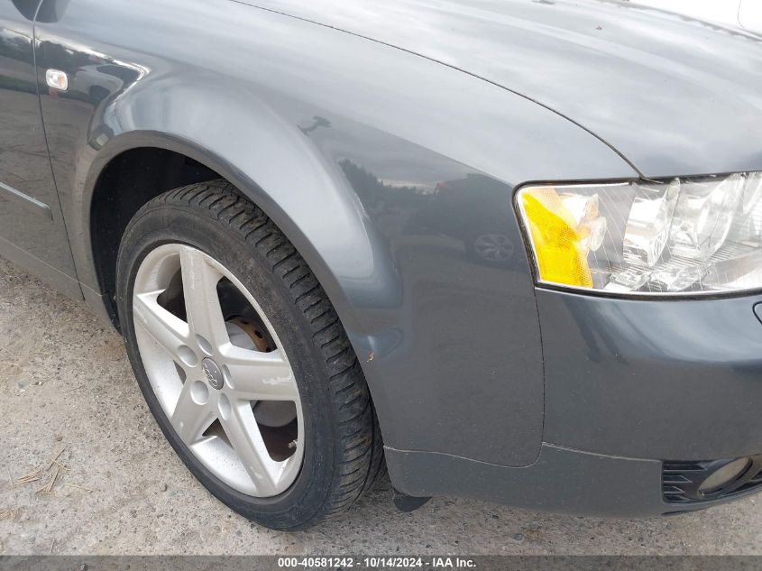 2003 Audi A4 1.8T VIN: WAULC68E83A280530 Lot: 40581242