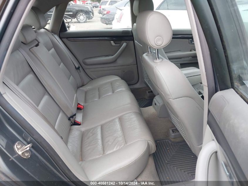 2003 Audi A4 1.8T VIN: WAULC68E83A280530 Lot: 40581242