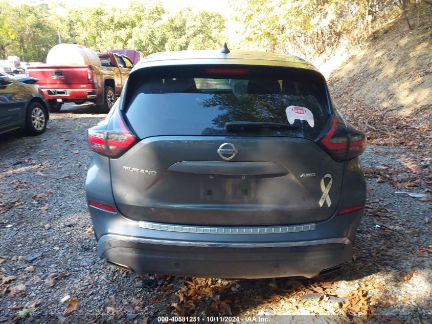 2020 Nissan Murano S Intelligent Awd VIN: 5N1AZ2AS6LN132687 Lot: 40581251