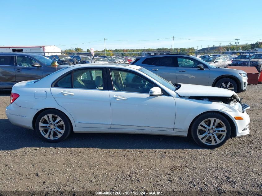 2014 Mercedes-Benz C 300 Luxury 4Matic/Sport 4Matic VIN: WDDGF8AB2EG248735 Lot: 40581266