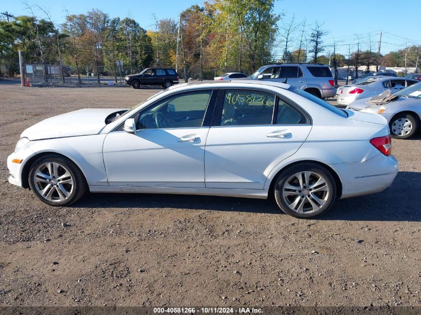 2014 Mercedes-Benz C 300 Luxury 4Matic/Sport 4Matic VIN: WDDGF8AB2EG248735 Lot: 40581266