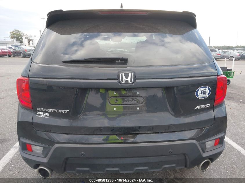 2023 Honda Passport Awd Ex-L VIN: 5FNYF8H51PB021094 Lot: 40581296