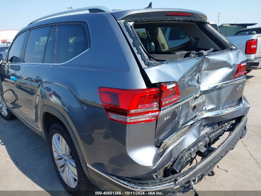 2019 Volkswagen Atlas 3.6L V6 Sel VIN: 1V2MR2CA5KC608622 Lot: 40581385