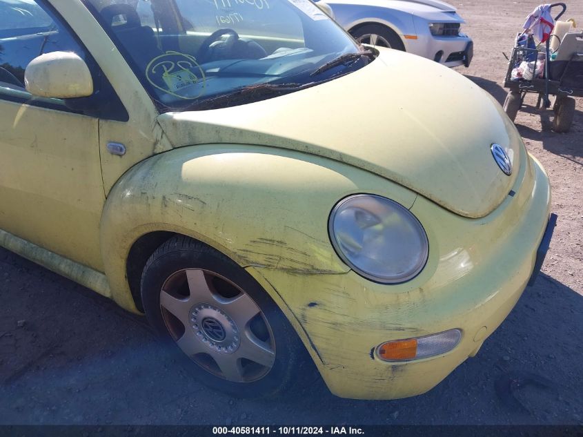 2000 Volkswagen New Beetle Gls VIN: 3VWCC21C5YM412655 Lot: 40581411