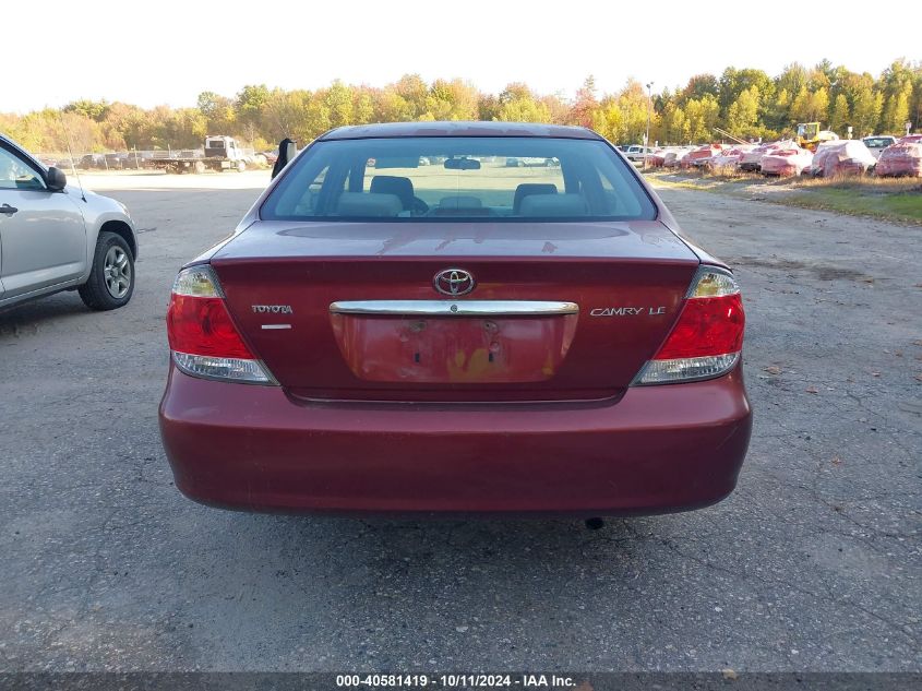 2005 Toyota Camry Le VIN: 4T1BE32K55U050625 Lot: 40581419