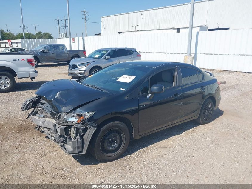 2014 Honda Civic Lx VIN: 19XFB2F51EE235184 Lot: 40581425