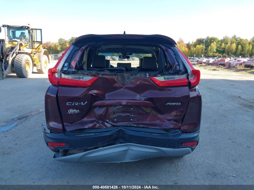 2017 Honda Cr-V Ex-L/Ex-L Navi VIN: 5J6RW2H83HL058622 Lot: 40581426