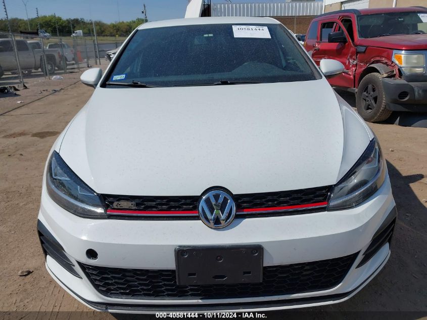 2018 Volkswagen Golf Gti 2.0T Autobahn/2.0T S/2.0T Se VIN: 3VW547AU5JM297217 Lot: 40581444