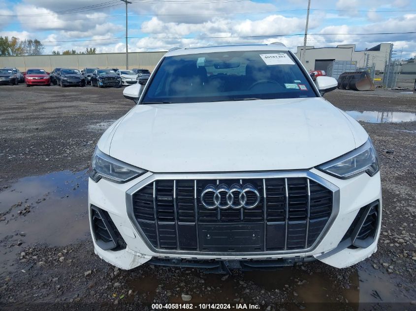 2024 Audi Q3 Premium 45 Tfsi S Line Quattro Tiptronic VIN: WA1DECF33R1034876 Lot: 40581482