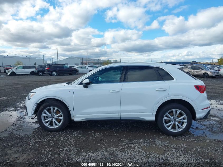 2024 Audi Q3 Premium 45 Tfsi S Line Quattro Tiptronic VIN: WA1DECF33R1034876 Lot: 40581482