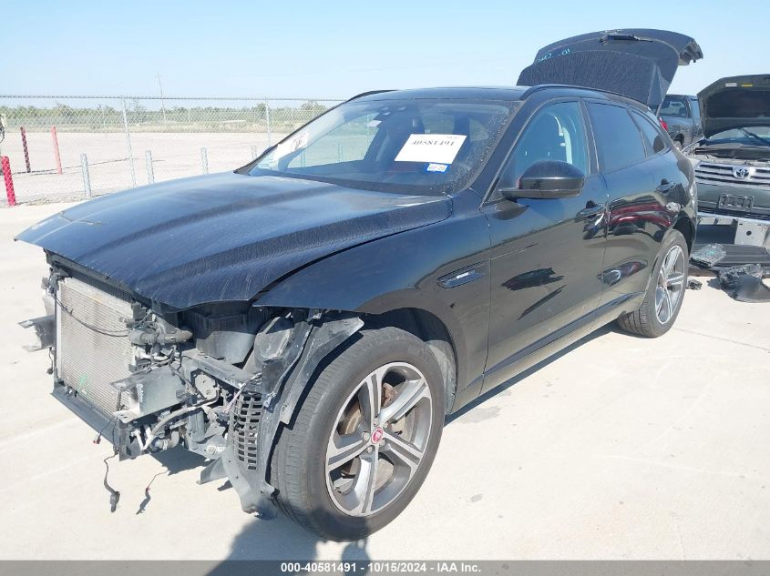 2018 Jaguar F-Pace 25T R-Sport VIN: SADCL2FX9JA254584 Lot: 40581491