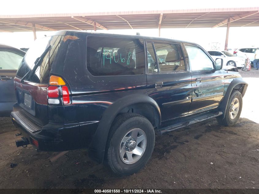 2002 Mitsubishi Montero Sport Es/Ls VIN: JA4LS21H02J042022 Lot: 40581550