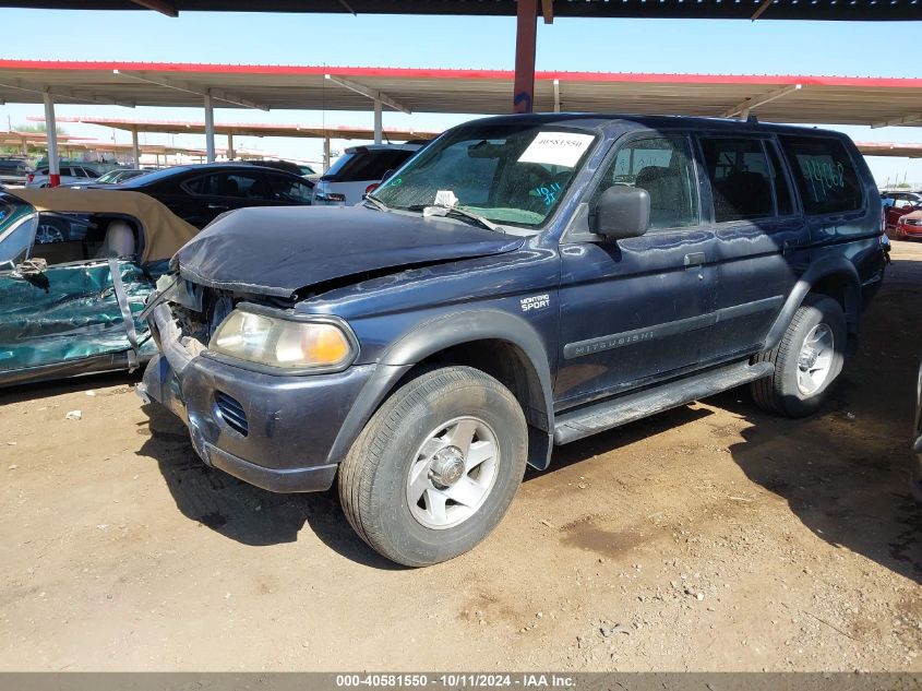 2002 Mitsubishi Montero Sport Es/Ls VIN: JA4LS21H02J042022 Lot: 40581550