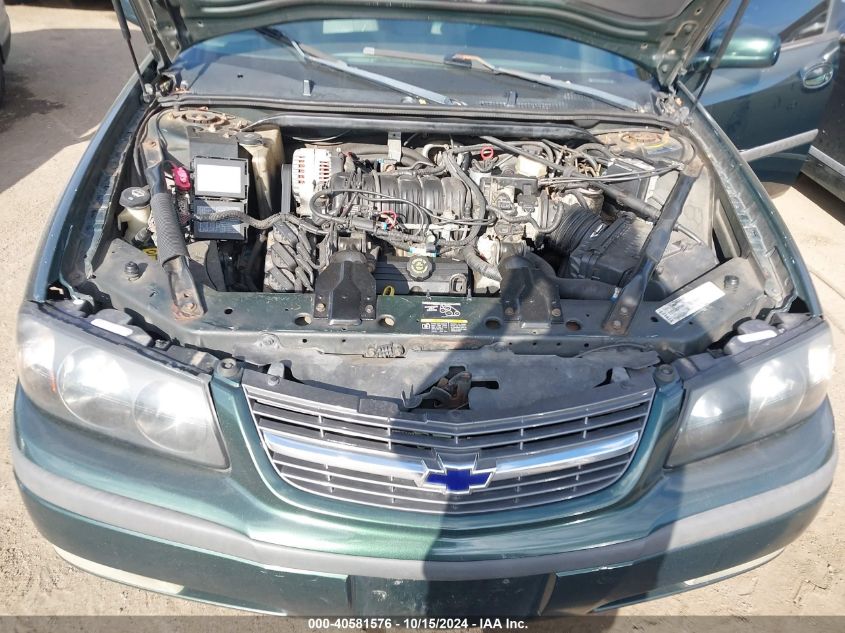 2002 Chevrolet Impala Ls VIN: 2G1WH55K929140253 Lot: 40581576