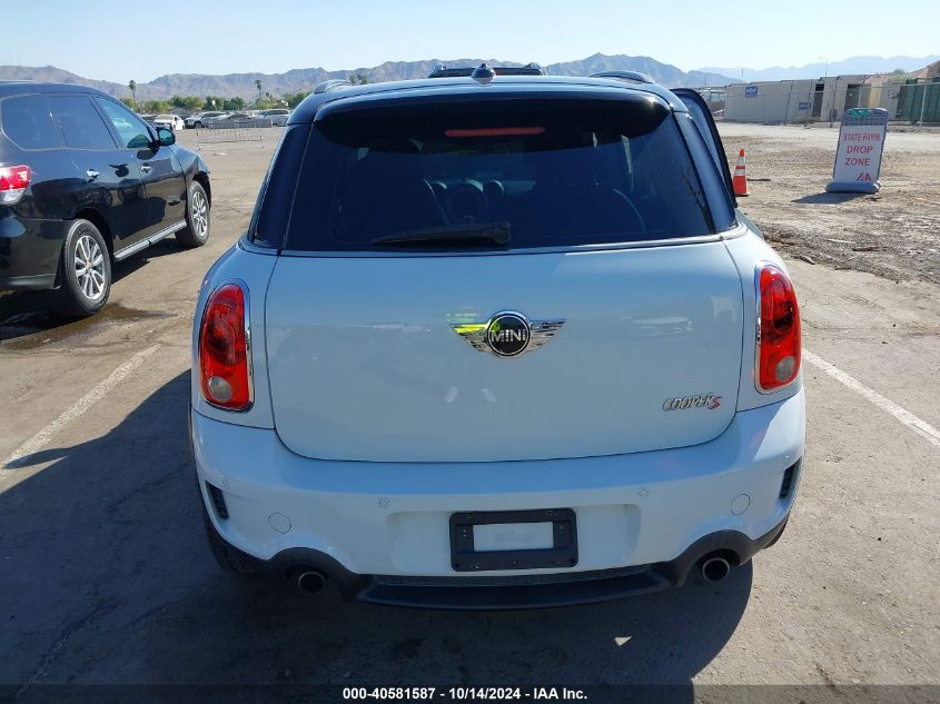 2012 Mini Cooper S Countryman VIN: WMWZC3C54CWM27347 Lot: 40581587