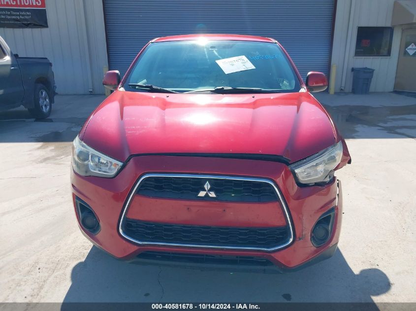 2014 Mitsubishi Outlander Sport Es VIN: 4A4AP3AU1EE029819 Lot: 40581678