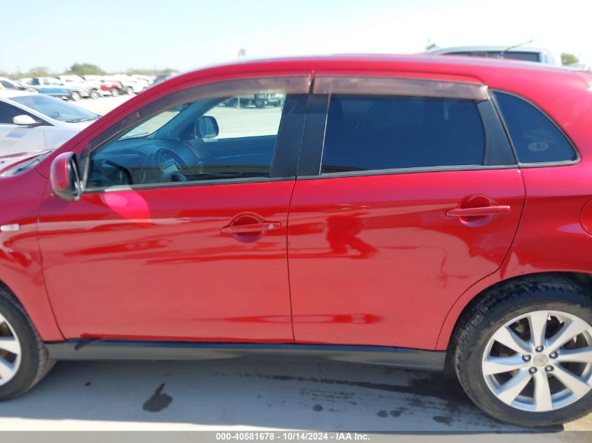 2014 Mitsubishi Outlander Sport Es VIN: 4A4AP3AU1EE029819 Lot: 40581678