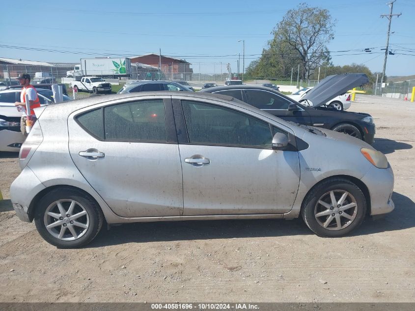 2013 Toyota Prius C Three VIN: JTDKDTB38D1552285 Lot: 40581696