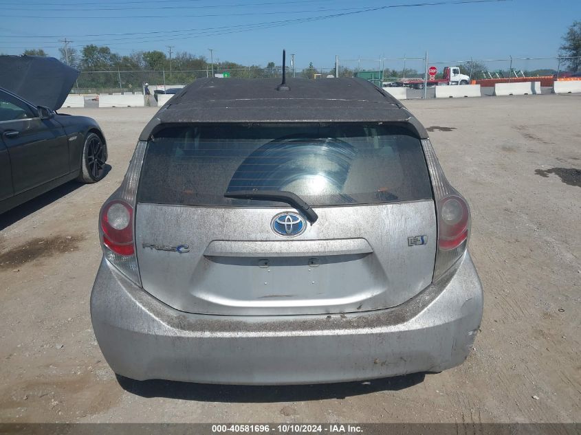 2013 Toyota Prius C Three VIN: JTDKDTB38D1552285 Lot: 40581696