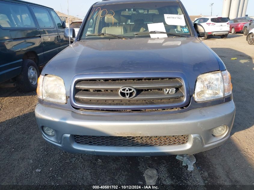 2002 Toyota Sequoia Sr5 V8 VIN: 5TDBT44A02S094648 Lot: 40581702