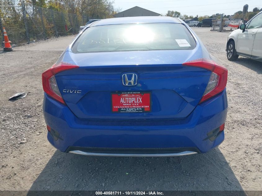 2019 Honda Civic Lx VIN: 19XFC2F60KE028948 Lot: 40581711