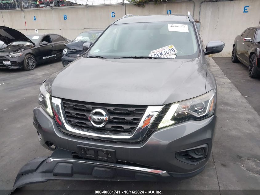 2019 Nissan Pathfinder S VIN: 5N1DR2MN3KC620962 Lot: 40581741