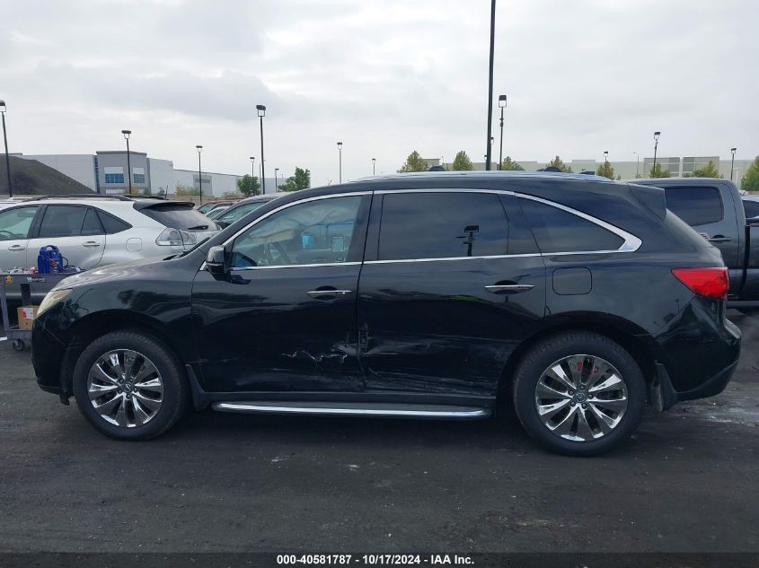 2015 Acura Mdx Technology Package VIN: 5FRYD3H4XFB001438 Lot: 40581787