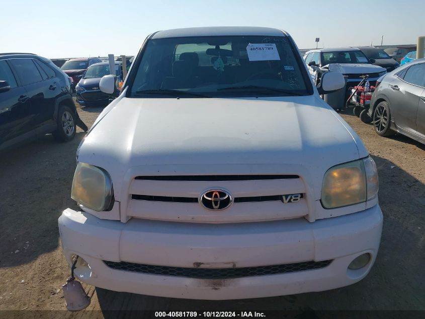 2005 Toyota Tundra Double Cab Limited VIN: 5TBET38135S490863 Lot: 40581789