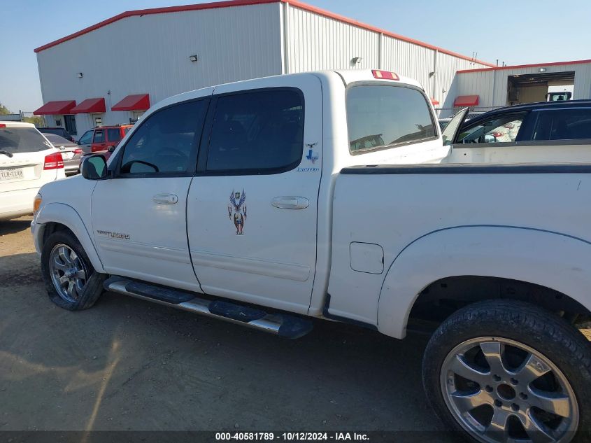 2005 Toyota Tundra Double Cab Limited VIN: 5TBET38135S490863 Lot: 40581789